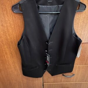 Black Button-Up Vest